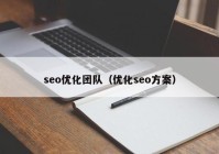 seo优化团队（优化seo方案）