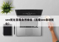 seo优化百度自然排名（百度seo自动优化）